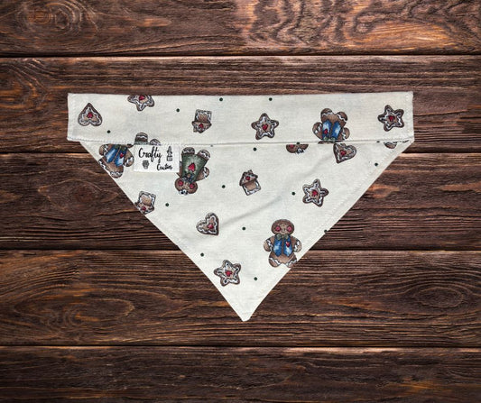 Gingerbread Cookie Dog Bandana