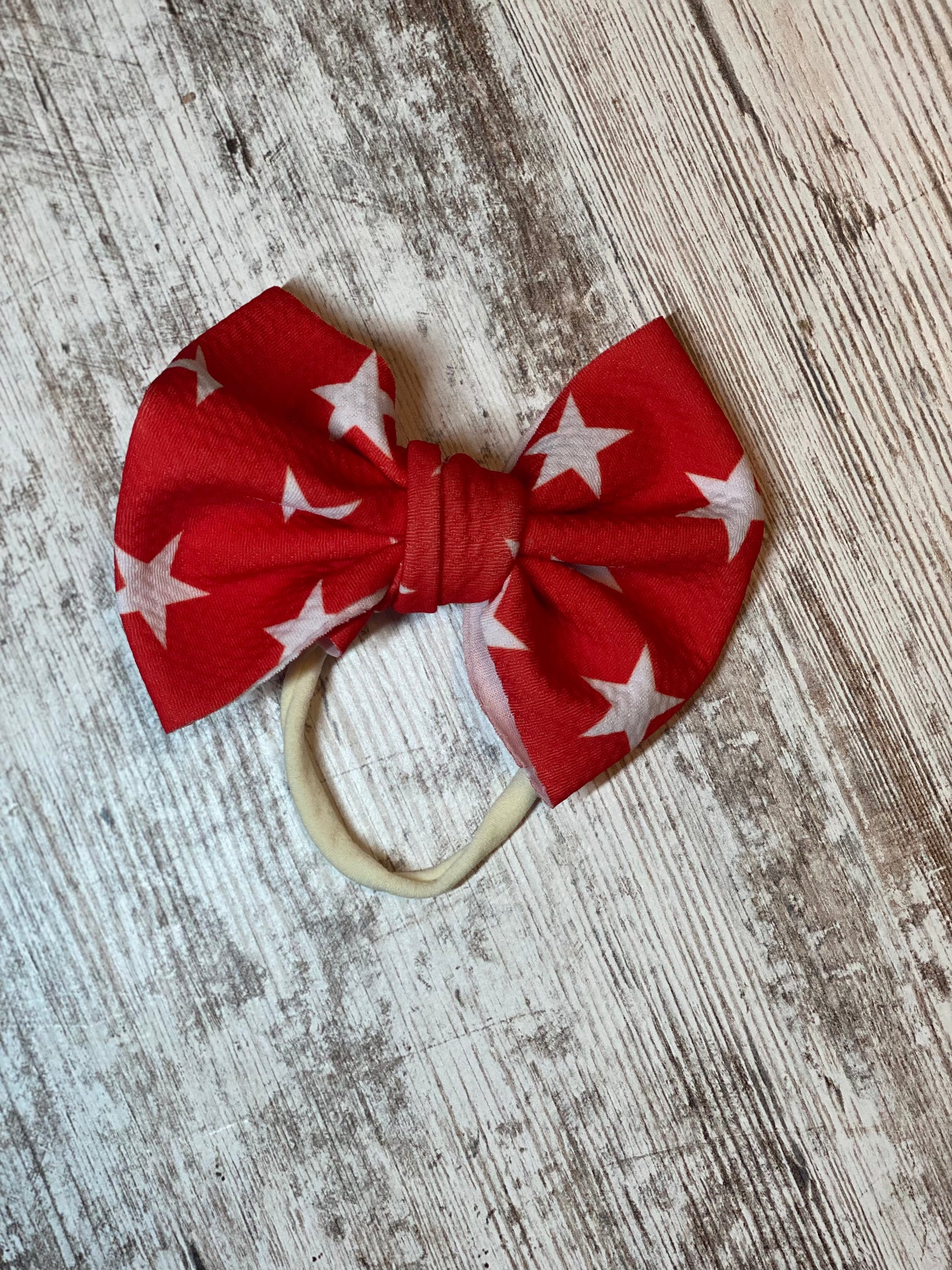 Red Star Baby Bow
