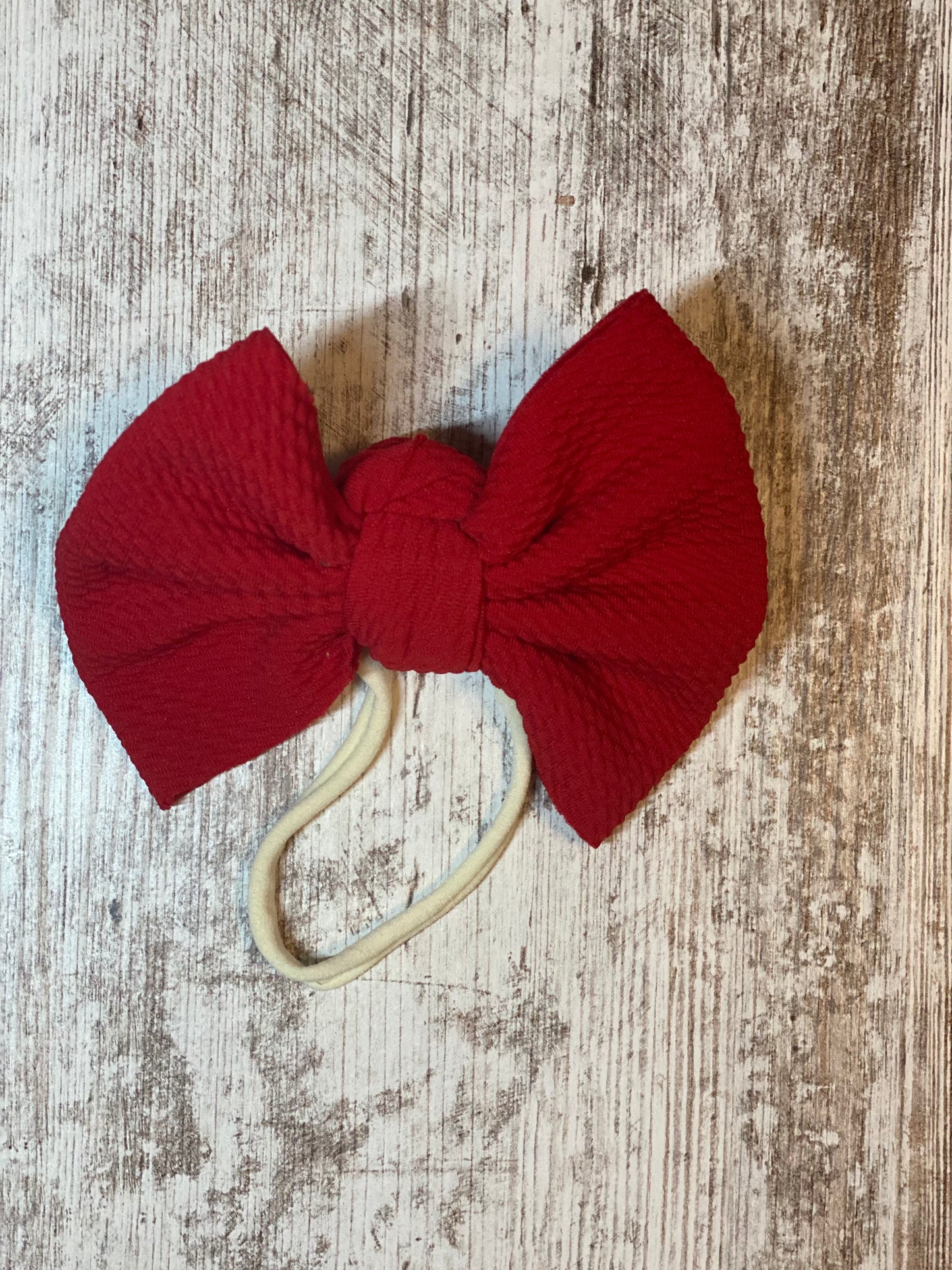 Red Baby Bow