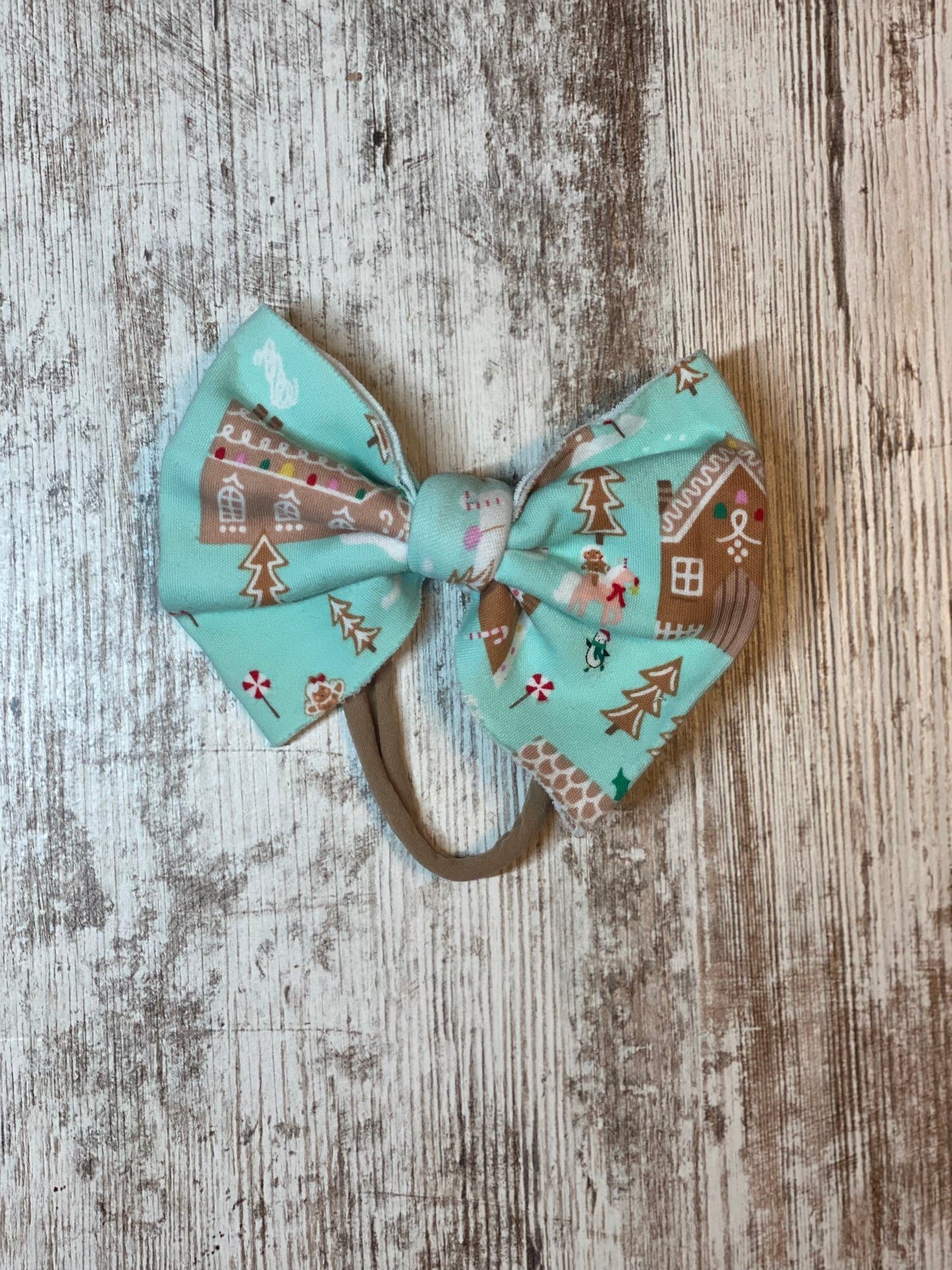 Gingerbread Baby Bow