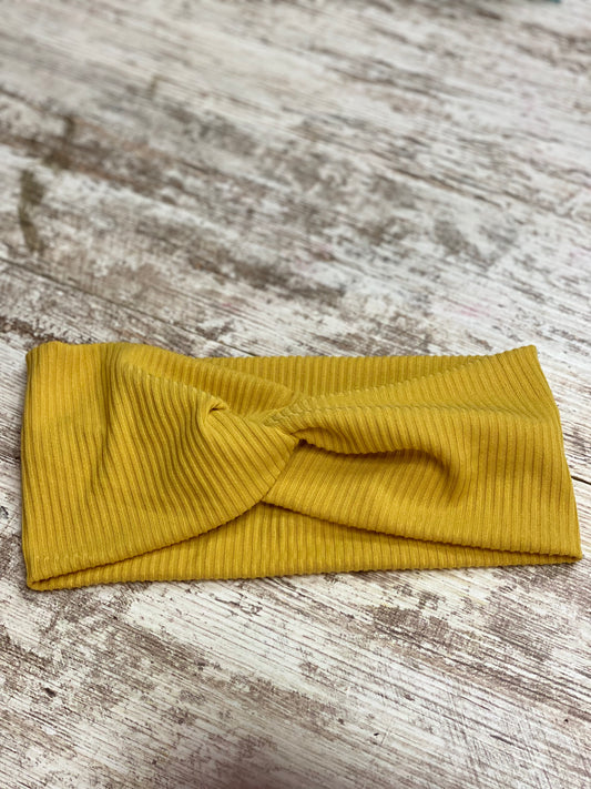 Mustard Rib Headband