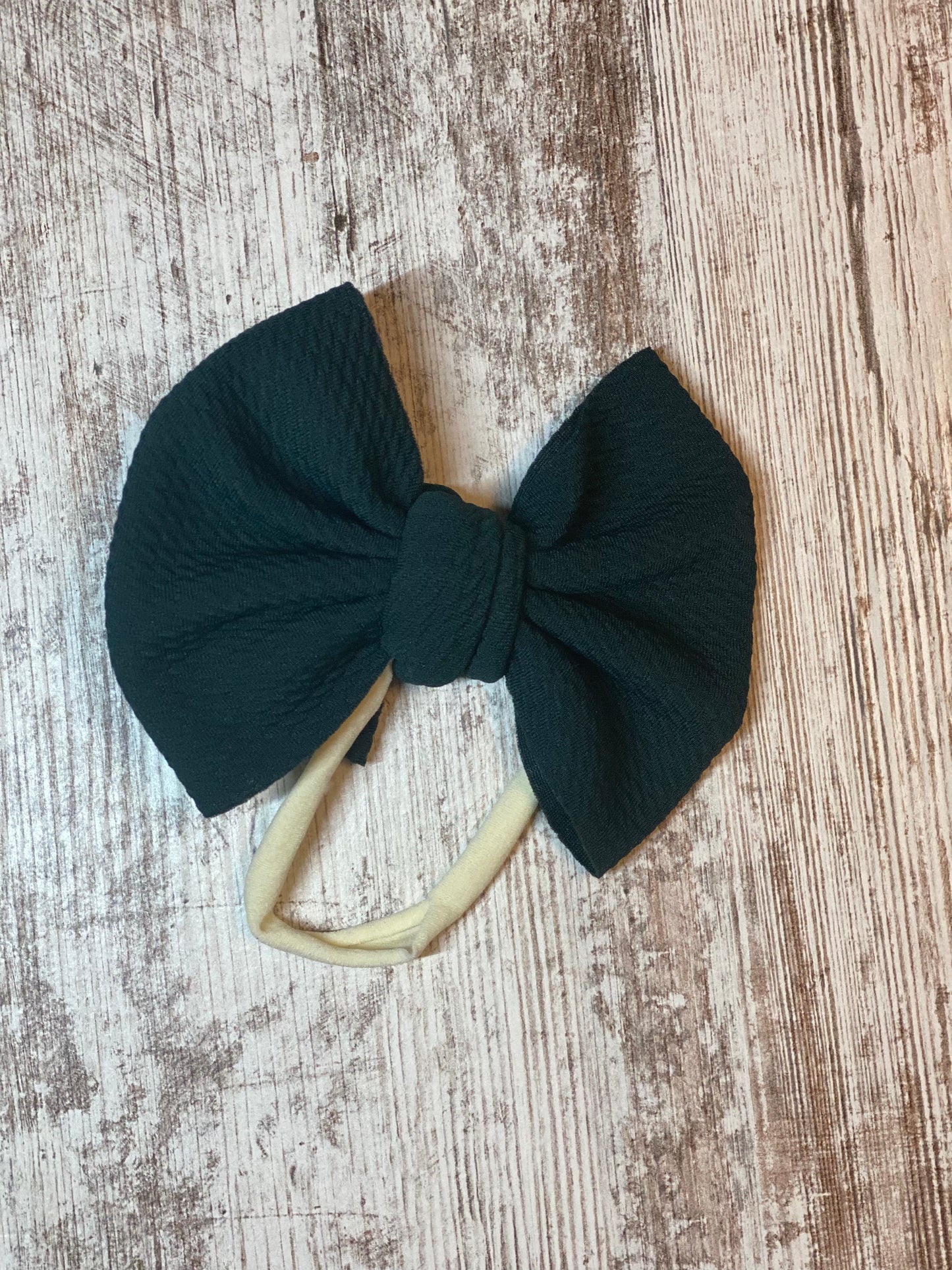 Teal Baby Bow